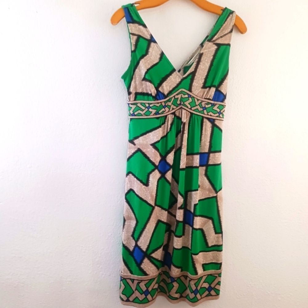Diane Von Furstenberg Green Ophelia Dress size 2
